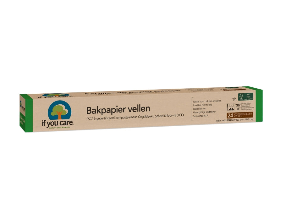 If you care Backpapier FSC – lose Blätter 33cm x 40cm – 24 Stk.