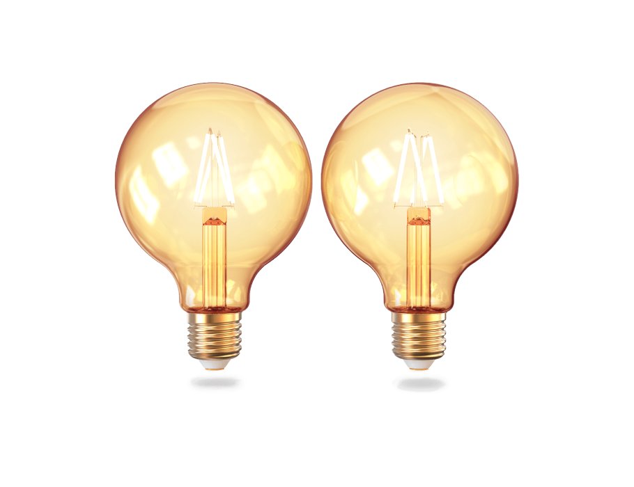 Innr LED -Lampe WiFi E27Filament Vintage Globe 2 Stücke