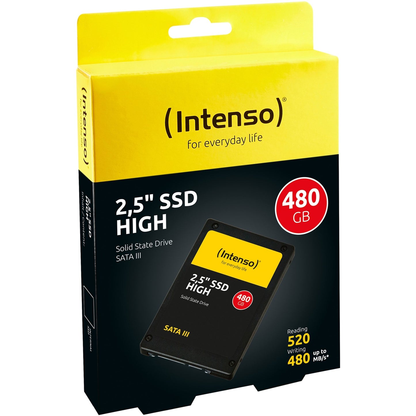 In hohe Leistung, 480 GB