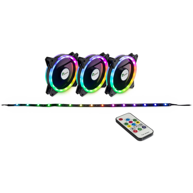 Inter-Tech-Fan-Set Argus RS-04 RGB