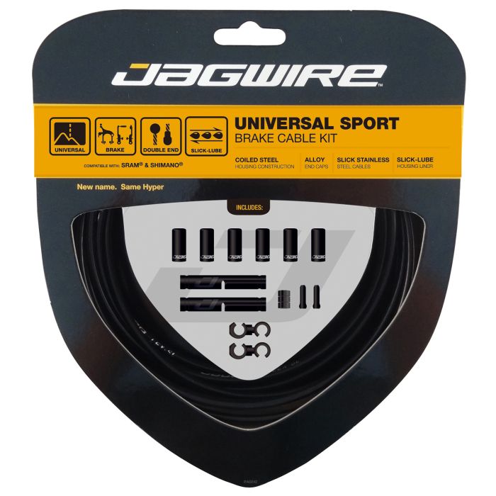 Jagwire Universal-Sportbremsen-Kit – schwarz