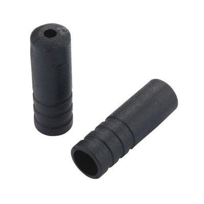 Jagwire Endkappen offen – 4 mm Verschiebung – Kunststoff (100 Stück) – schwarz
