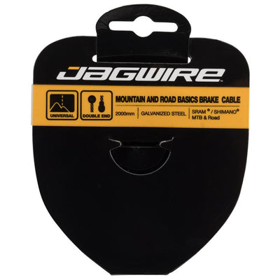 Jagwire Mountain Road Bremskabel – Basics verzinkt – 1,6 x 2795 mm – Sram Shimano MTB Road