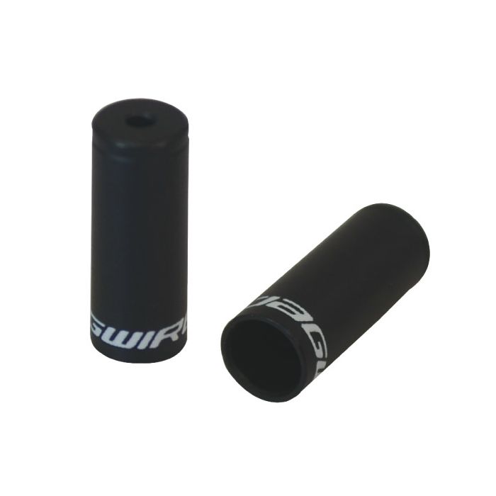 Jagwire Endkappen offen – 4 mm Verschiebung – Legierung (50 Stück) – schwarz