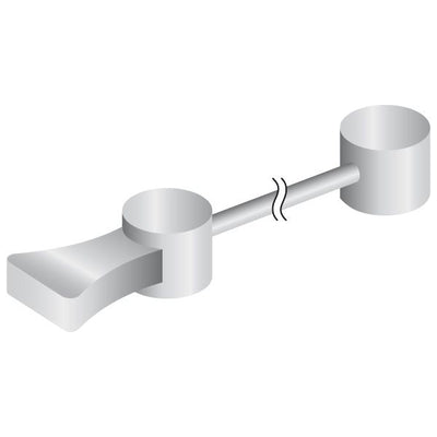 Doppelendiges Jagwire-Straddle-Kabel 1,8 x 380 mm (10 Stück)
