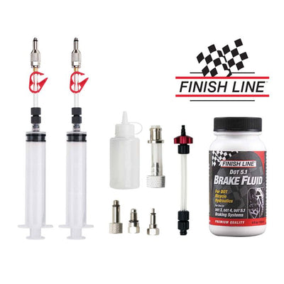 Jagwire Pro Dot-Entlüftungsset – mit Finish-Line-Dot-Öl (120 ml)