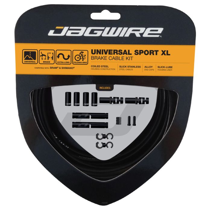 Jagwire Universal Sport Brake XL Kit – Schwarz