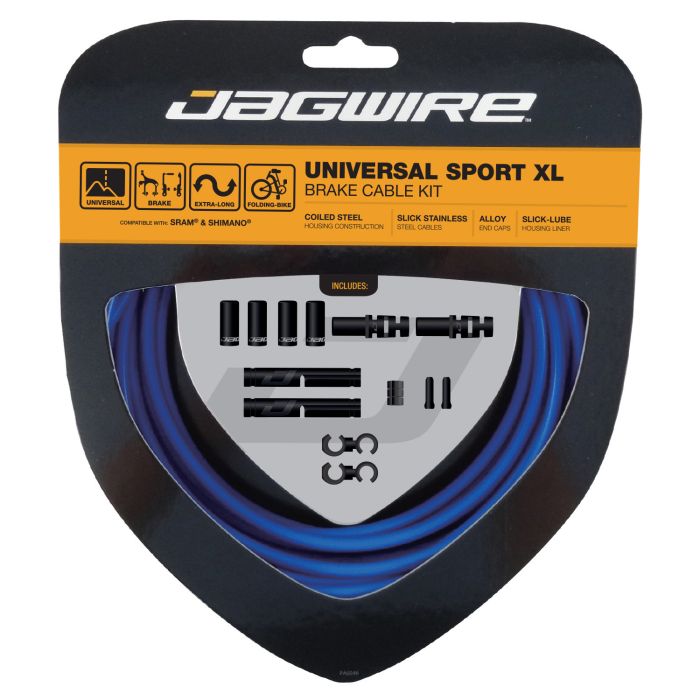 Jagwire Universal Sport Brake XL Kit – Sid Blue