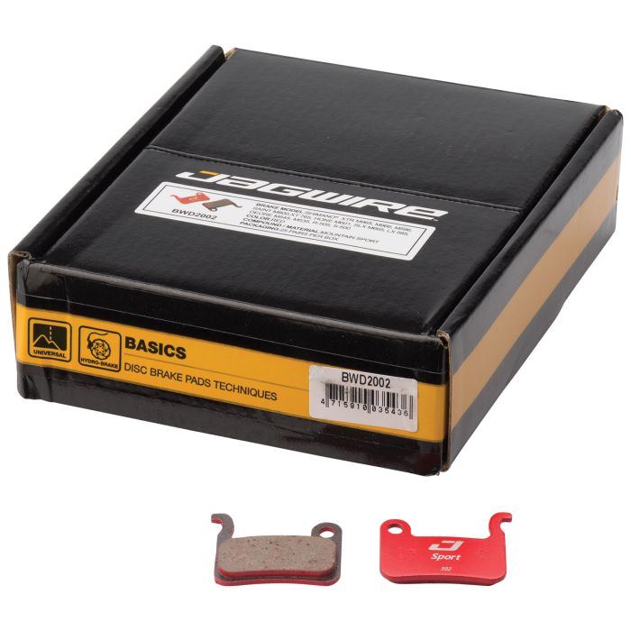 Jagwire Sport halbmetallische Scheibenbremsbeläge – Werkstatt (25 Paar) – Shimano (XTR M975)