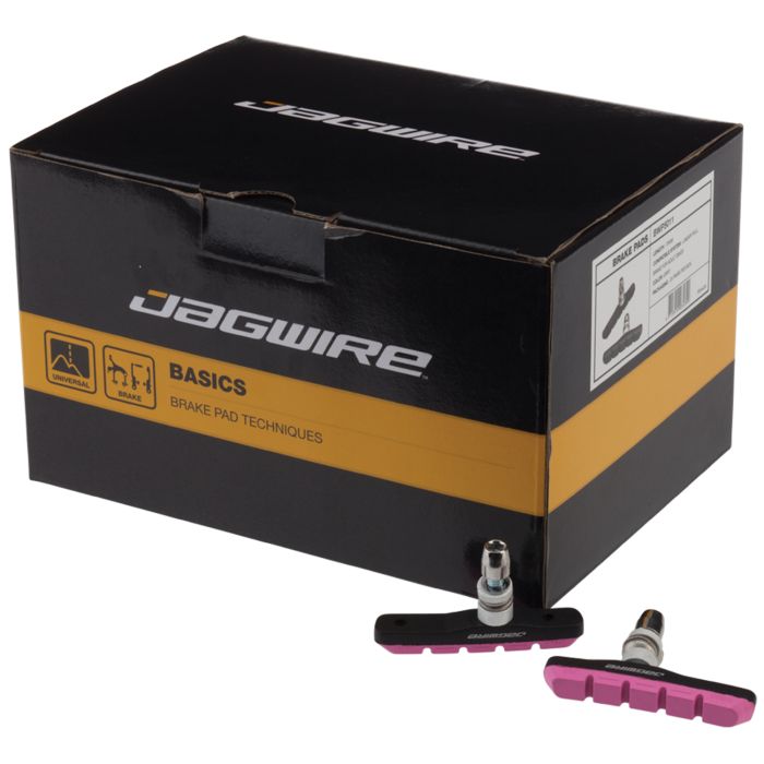 Jagwire Mountain Sport Bremsbelag (50 Stück (25 Paar)) – Pink
