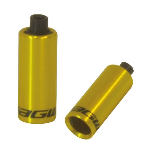 Jagwire Endkappen mit Kapuze – 5 mm Bremse – Legierung (30 Stück) – Gold
