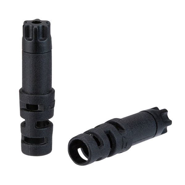 Jagwire Endkappen knickfest – 5 mm Bremse – Kunststoff (30 Stück) – schwarz