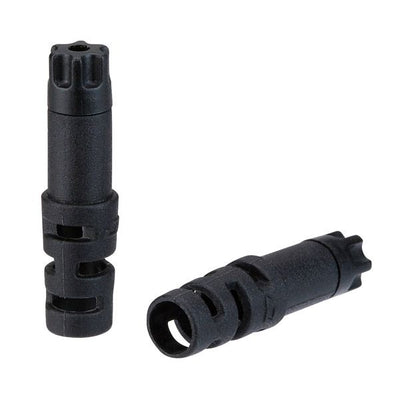 Jagwire Endkappen knickfest – 5 mm Bremse – Kunststoff (30 Stück) – schwarz