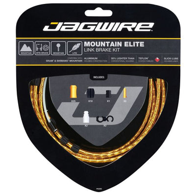Jagwire Mountain Elite Link-Bremssatz – Gold