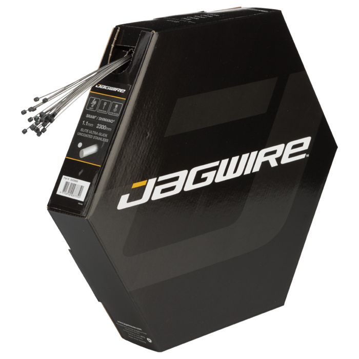 Jagwire-Schaltkabel – Elite polierter Ultra-Slick-Edelstahl – 1,1 x 2300 mm – Sram Shimano (25 Stück)