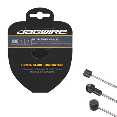 Jagwire Mountain-Bremskabel – Elite polierter, ultra-glatter Edelstahl – 1,5 x 1700 mm – Sram Shimano