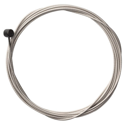 Jagwire Mountain-Bremskabel – Elite polierter, ultraglatter Edelstahl – 1,5 x 2750 mm – Sram Shimano