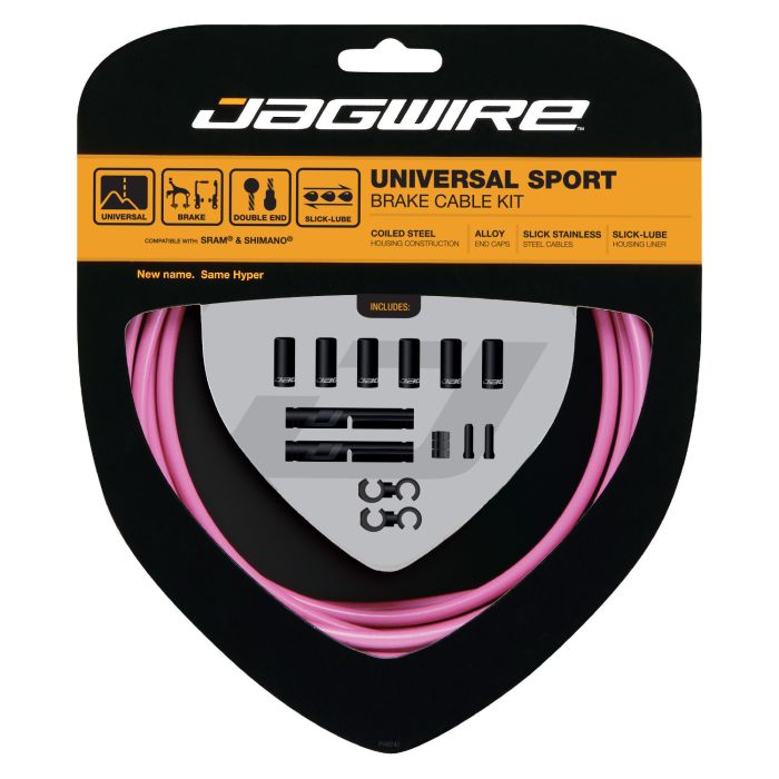 Jagwire Universal-Sportbremsen-Kit – Pink