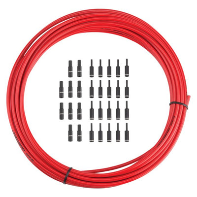 Jagwire Bremsgehäuse 5 mm Keb Slick-Lube (10 m + Endkappen) – rot