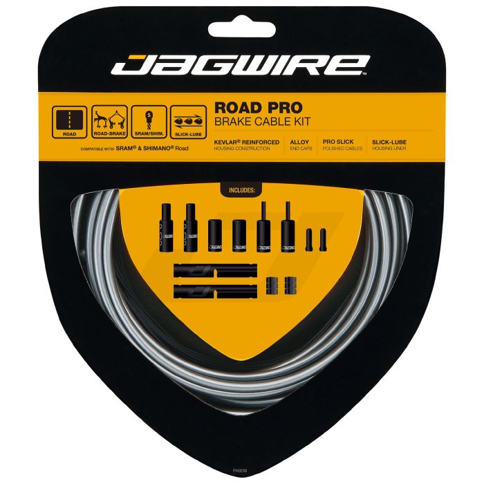Jagwire Road Pro Bremsenset – Eisgrau