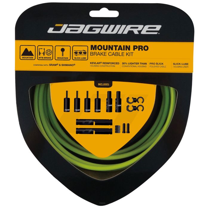 Jagwire Mountain Pro Bremsset – Bio-Grün