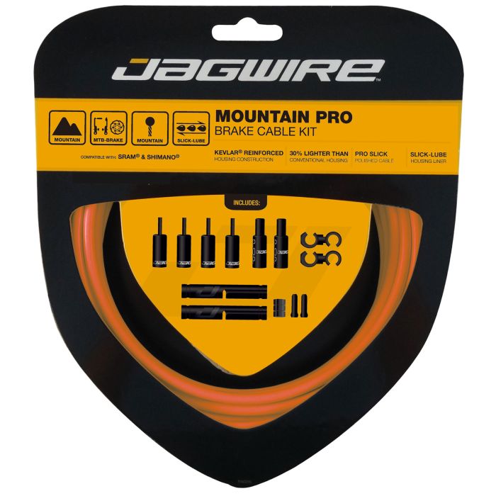 Jagwire Mountain Pro Bremsenset – Orange