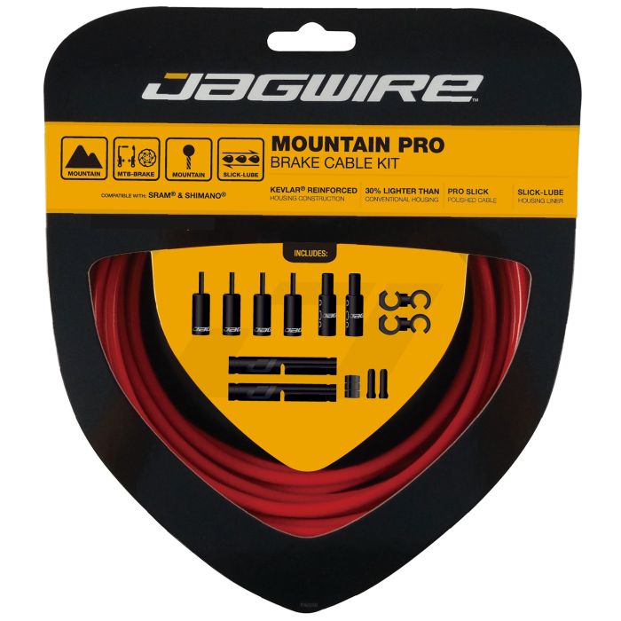 Jagwire Mountain Pro Bremsenset – rot