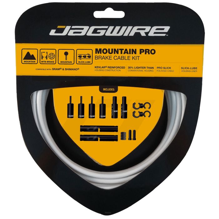 Jagwire Mountain Pro Bremsenset – weiß
