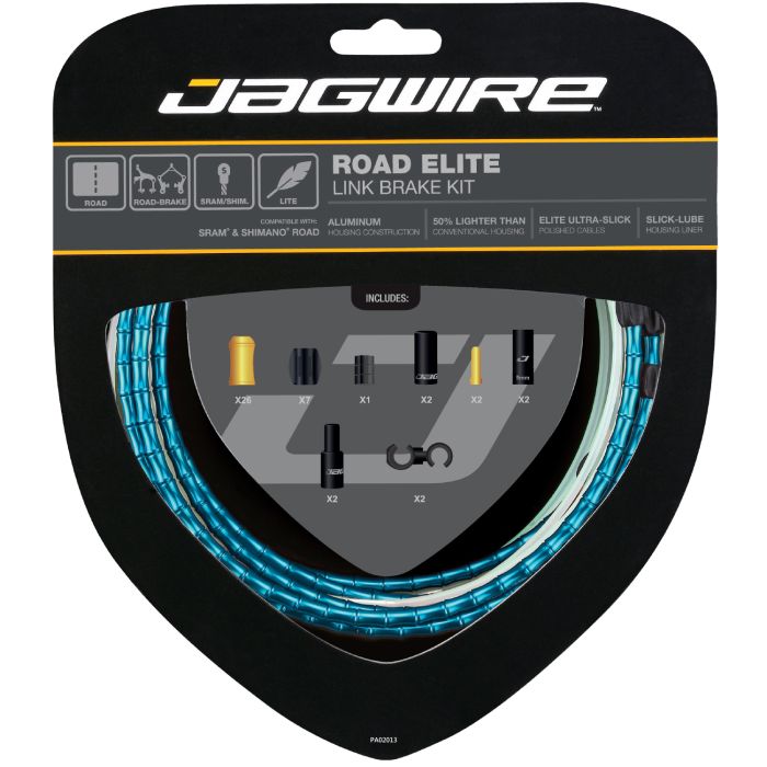 Jagwire Road Elite Link-Bremssatz – blau