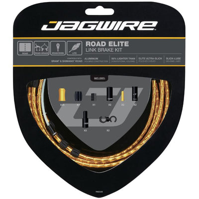 Jagwire Road Elite Link-Bremssatz – Gold