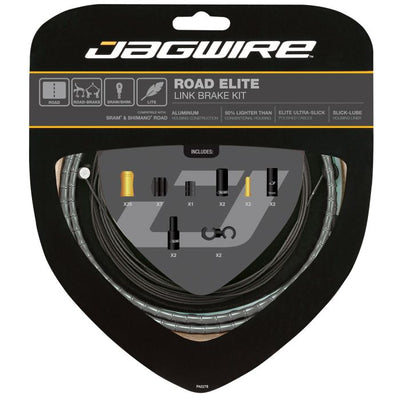 Jagwire Road Elite Link-Bremssatz – Grau