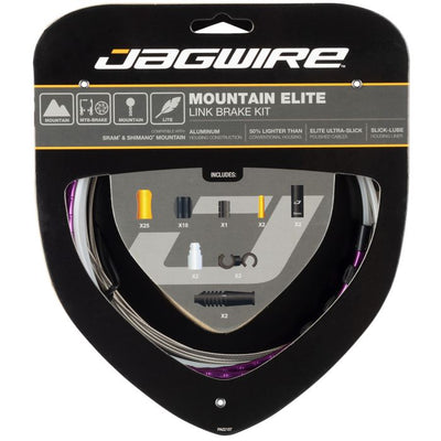 Jagwire Mountain Elite Link-Bremssatz – limitiert, lila