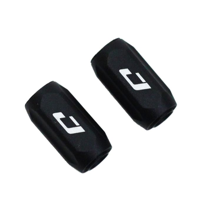 Jagwire Pro Mini Inline-Indexeinsteller (Verschiebung 4 mm) (2 Stück) – schwarz