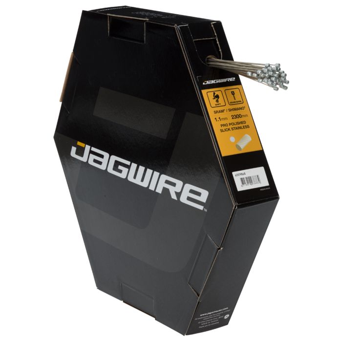 Jagwire-Schaltkabel – Profi-polierter Slick-Edelstahl – 1,1 x 2300 mm – Sram Shimano (50 Stück)
