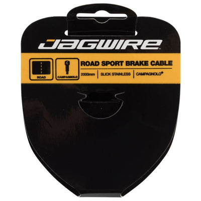 Jagwire Rennrad-Bremskabel – Sport-Slick-Edelstahl – 1,5 x 2000 mm – Campagnolo
