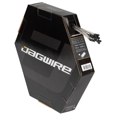 Jagwire Rennrad-Bremskabel – Elite polierter ultra-glatter Edelstahl – 1,5 x 2000 mm – Sram Shimano (25 Stück)