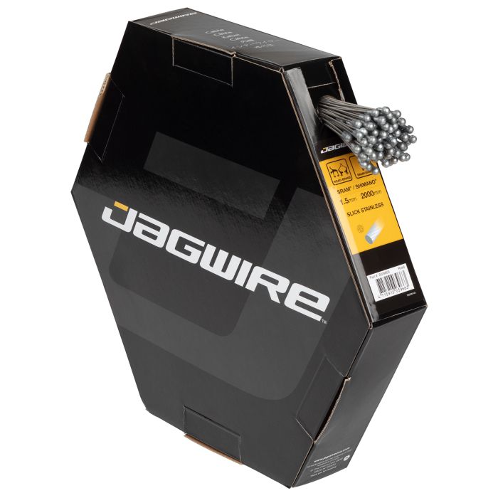 Jagwire Rennrad-Bremskabel – Sport-Slick-Edelstahl – 1,5 x 2000 mm – Sram Shimano (100 Stück)