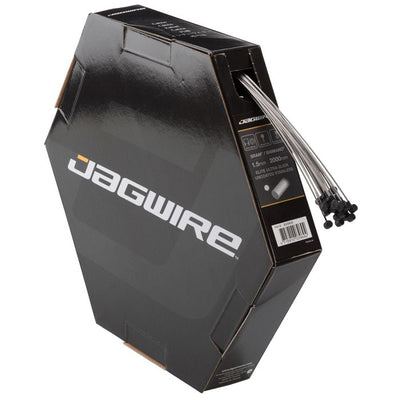 Jagwire Mountain-Bremskabel – Elite polierter ultra-glatter Edelstahl – 1,5 x 2000 mm – Sram Shimano (25 Stück)