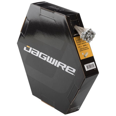 Jagwire Mountain-Bremskabel – Profi-polierter Slick-Edelstahl – 1,5 x 2000 mm – Sram Shimano (50 Stück)