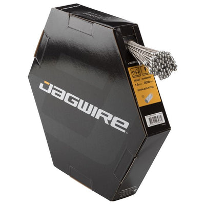 Jagwire Rennrad-Bremskabel – Basics Edelstahl – 1,6 x 2000 mm – Sram Shimano (100 Stück)