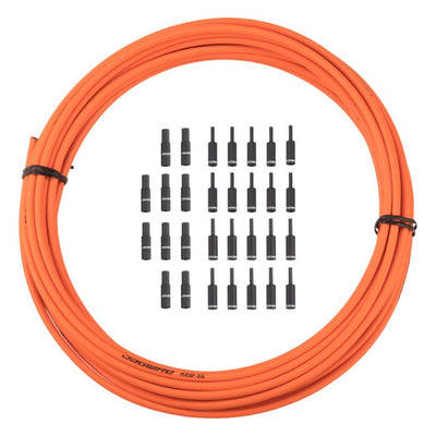 Jagwire Bremsgehäuse 5 mm Keb Slick-Lube (10 m + Endkappen) – Orange