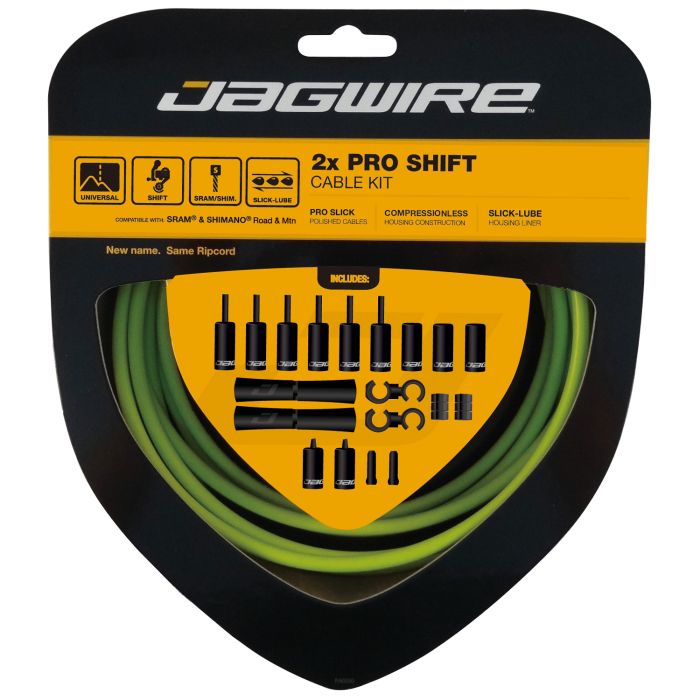 Jagwire 2x Pro Shift Kit – Bio-Grün