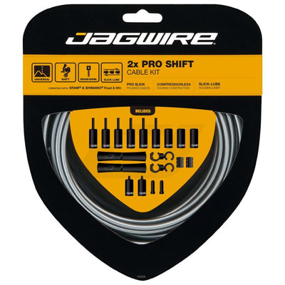 Jagwire 2x Pro Shift Kit – Eisgrau