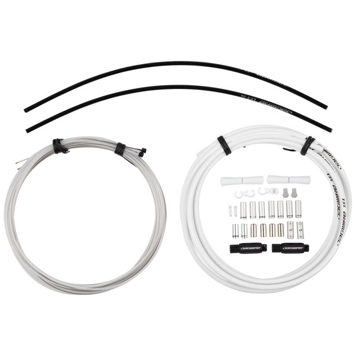 Jagwire 2x Elite Sealed Shift Kit – Weiß