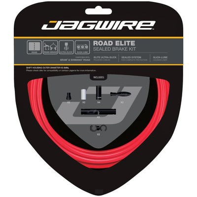 Jagwire Road Elite versiegeltes Bremsset – rot