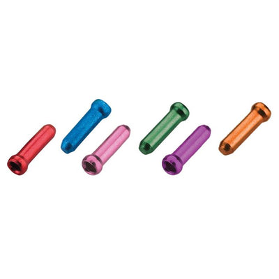 Jagwire-Kabelspitzen – Bremse oder Schaltung (500 Stück) – rot, blau, rosa, lila, orange, grün