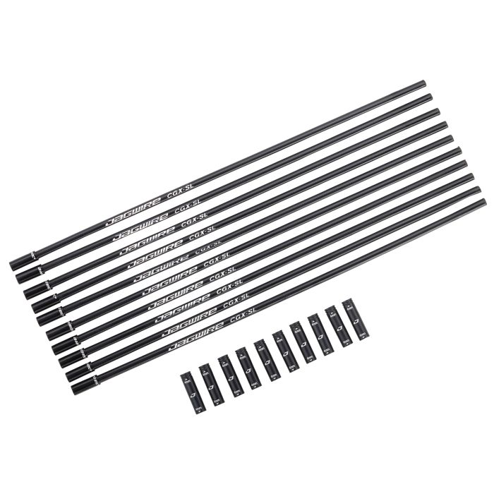 Jagwire flexibles Schaltgehäuse 4 mm cgx-sl (240 mm – 10 Stück) – schwarz