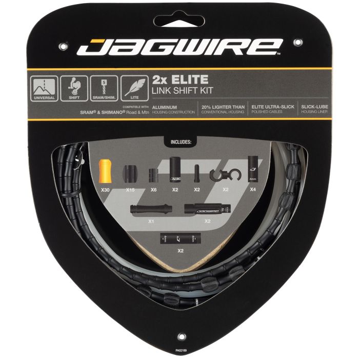 Jagwire 2x Elite Link Shift Kit – schwarz