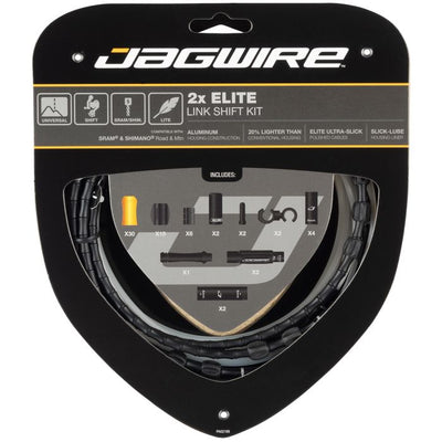 Jagwire 2x Elite Link Shift Kit – schwarz