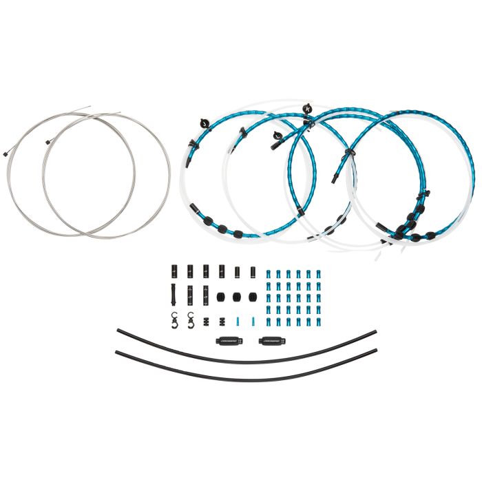 Jagwire 2x Elite Link Shift Kit – blau